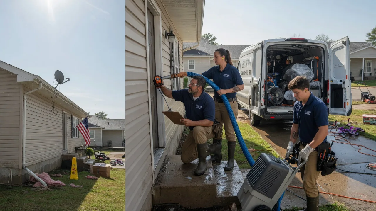 Ceiling Water Damage Restoration in Hillsdale, IN near me